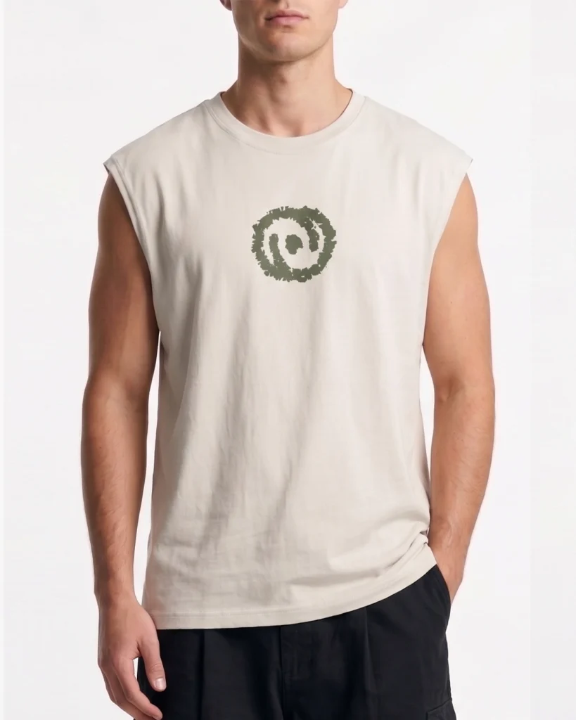 Overtones Muscle Tee Grey