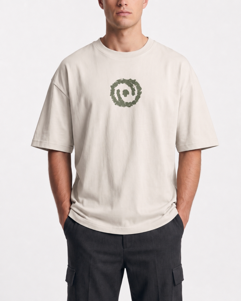 Overtones Oversize T-shirt Grey